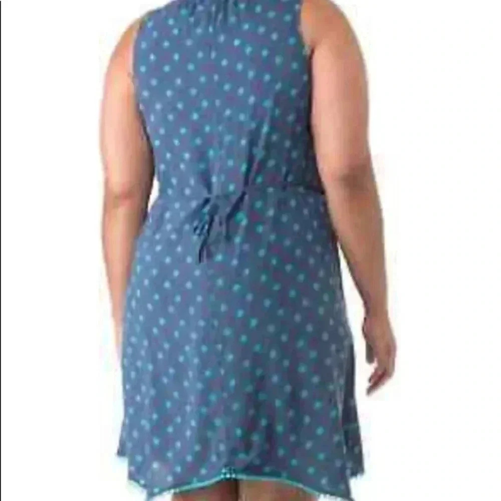 🆕 Cherokee Navy Handkerchief Hem Dress XL🆕 - Picture 2 of 16